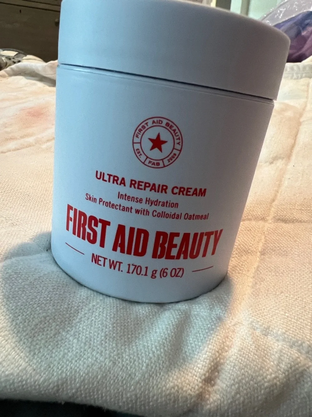 First Aid Beauty Ultra Repair Cream White with Red Text - Picture 1 of 13